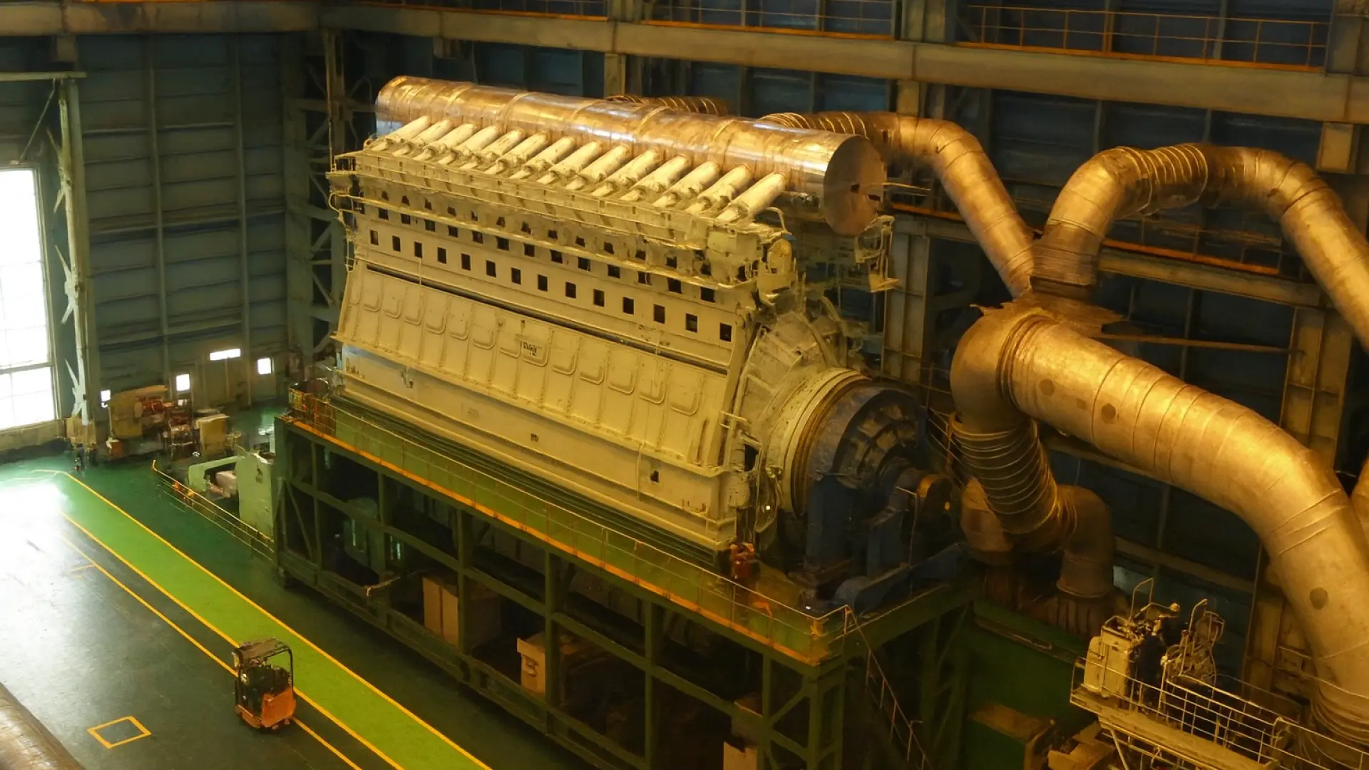 Moteur diesel Wärtsilä RT-flex96C de 108 000 chevaux, le plus puissant au monde pour navires géants