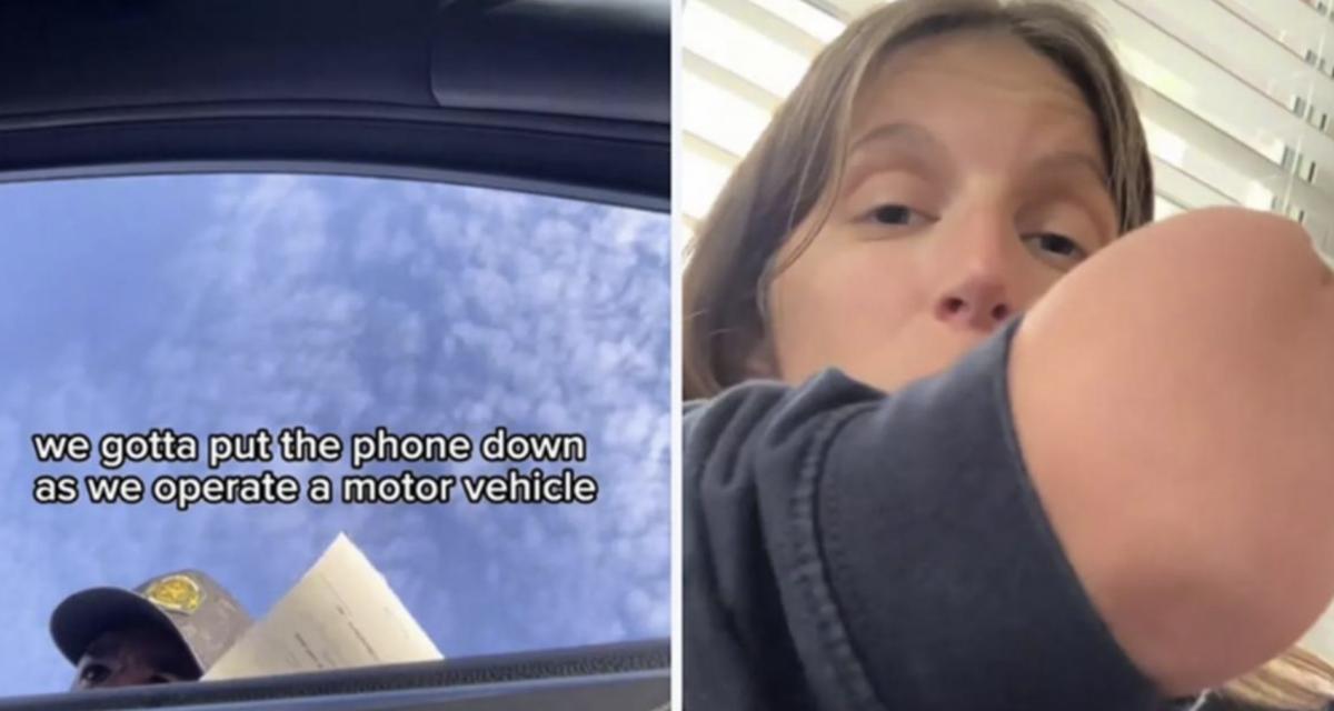 Conductrice au volant recevant une contravention injustifiée pour usage du téléphone malgré son amputation