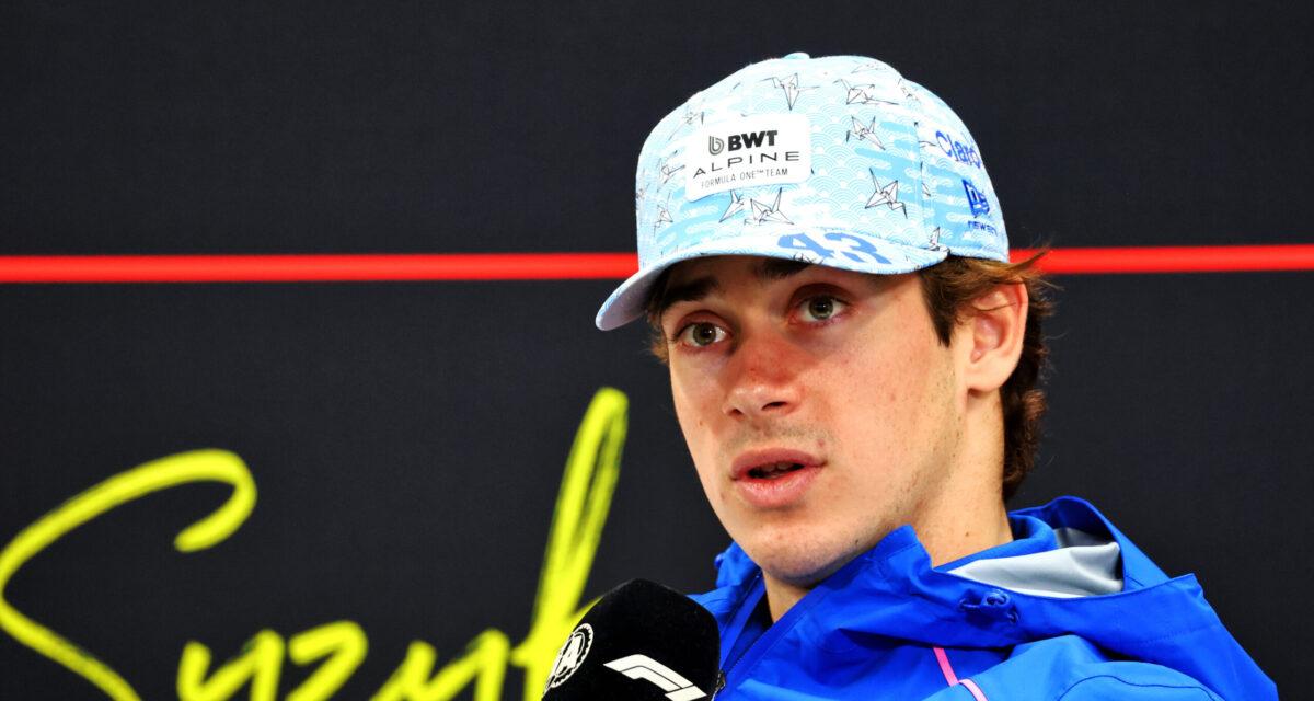Franco Colapinto au volant de son Alpine lors du Grand Prix du Japon à Suzuka