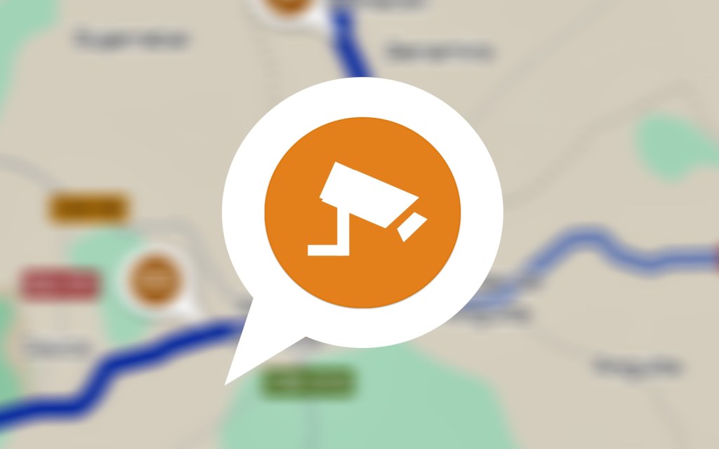 Paramètres de navigation Google Maps avec option d'alertes radars activée sur smartphone