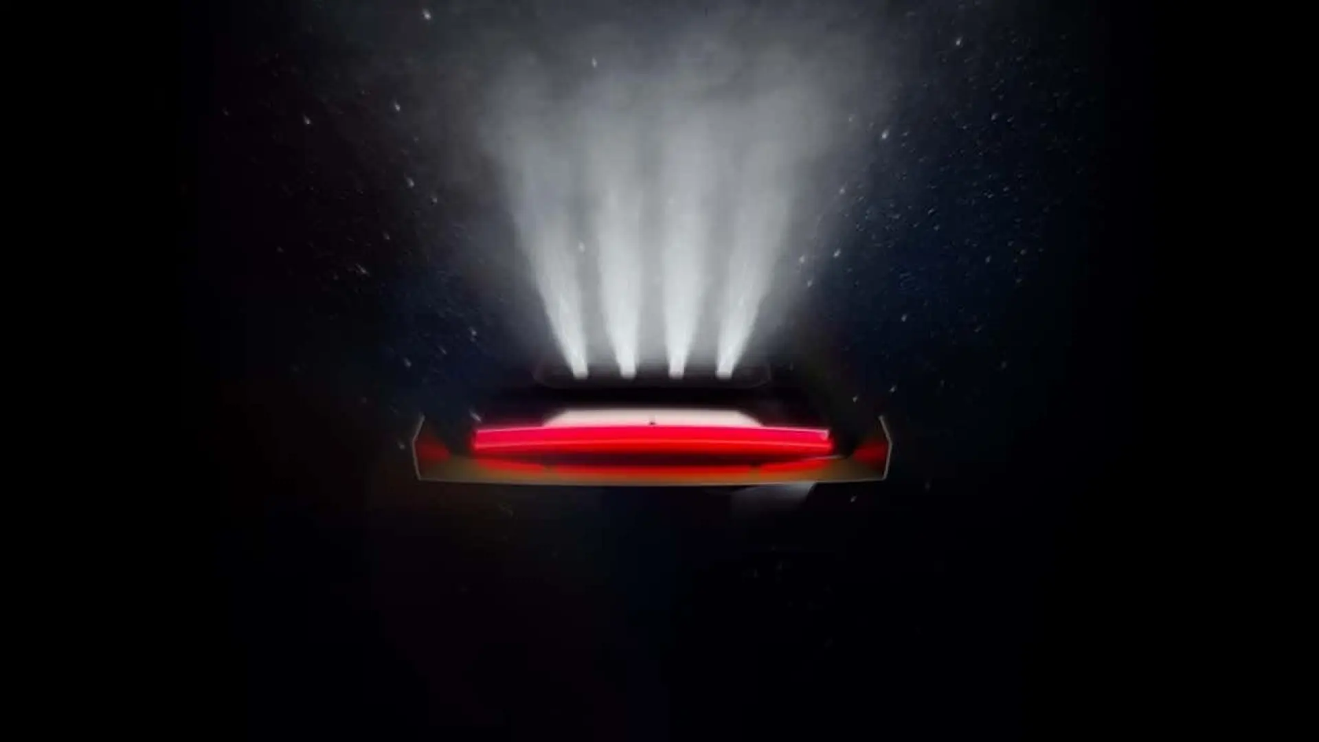 Tesla Roadster électrique de seconde génération, supercar rouge aux lignes futuristes